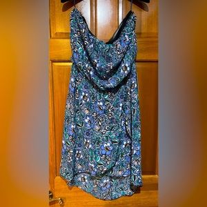 Express Strapless High Low Dress Large NWT